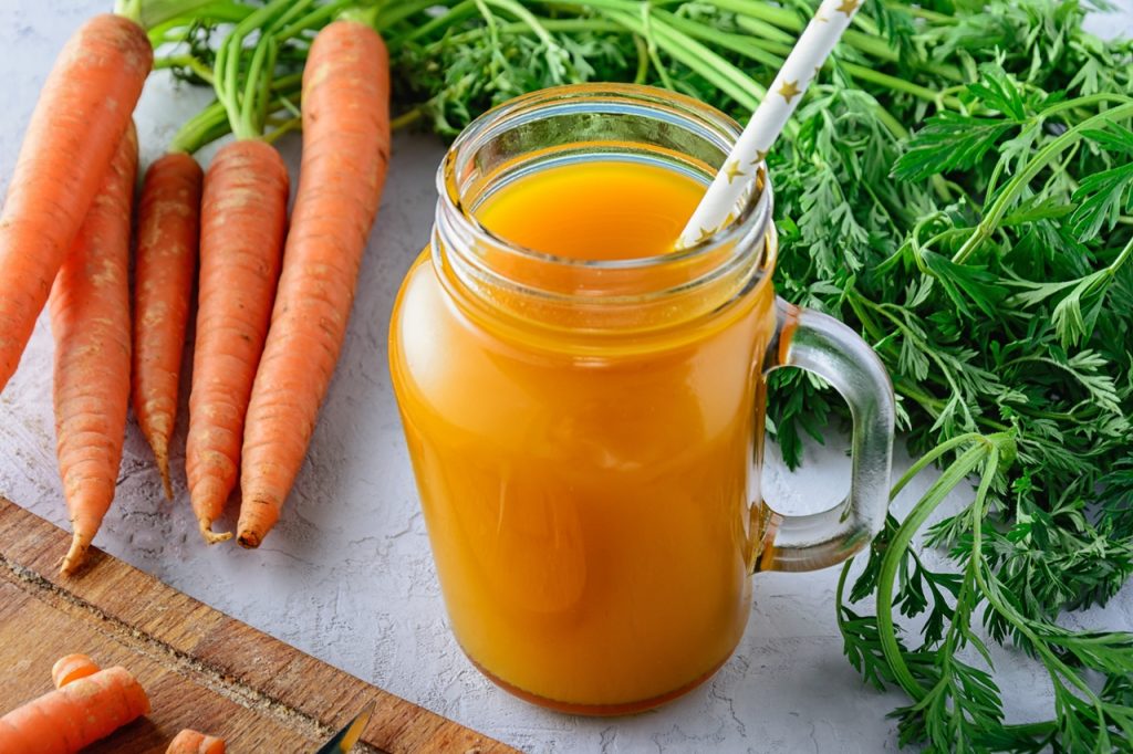 How To Make Your Own Carrot Juice With Milk From Prabumulih City